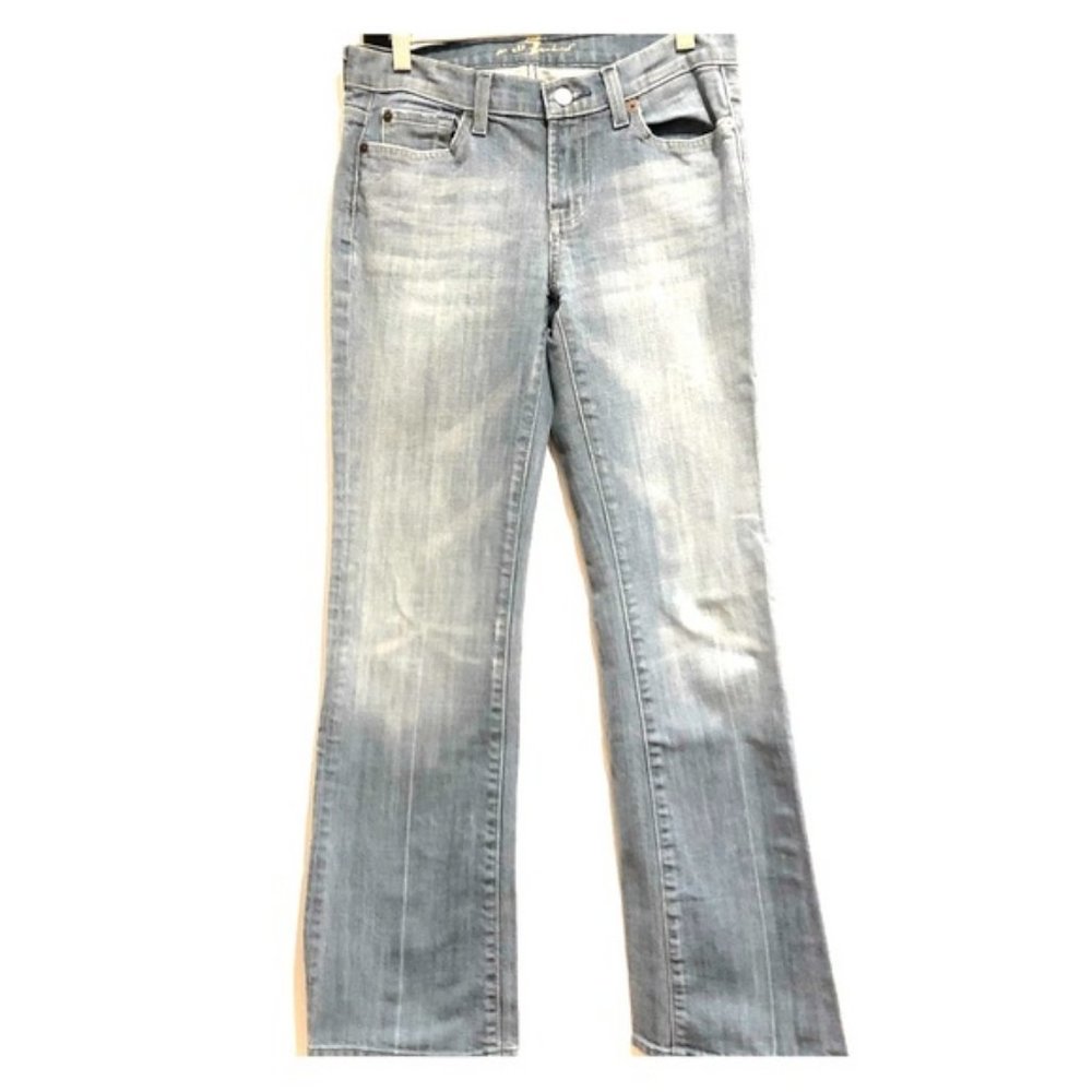 7 for All Mankind Women's Jeans Flip Flop Light Blue Size 26 $231